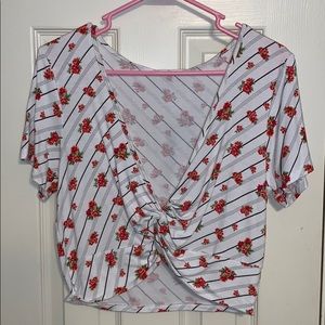 Floral crop top